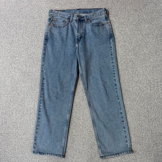 리바이스 505 연청 데님 32