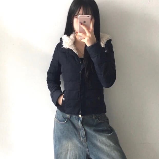 아베크롬비 쉐르파 다운재킷