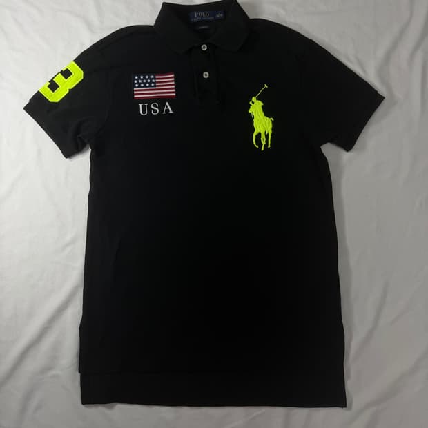 폴로 랄프로렌 빅포니 성조기 카라티 