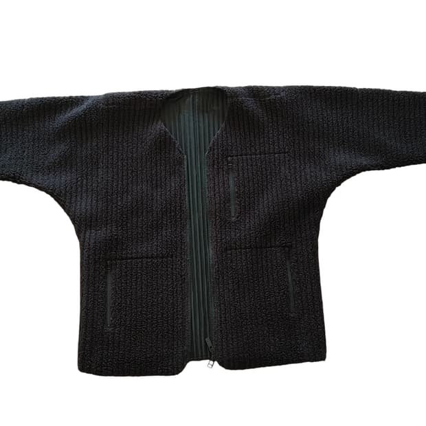 옴므 플리세 이세이 미야케 플리스 플리츠 자켓