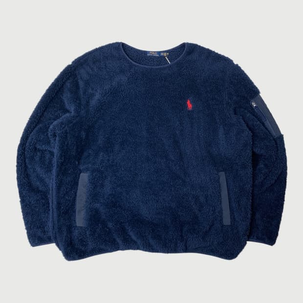 [2XLT/정품] 폴로 랄프로렌 네이비 플리스 스웻셔츠