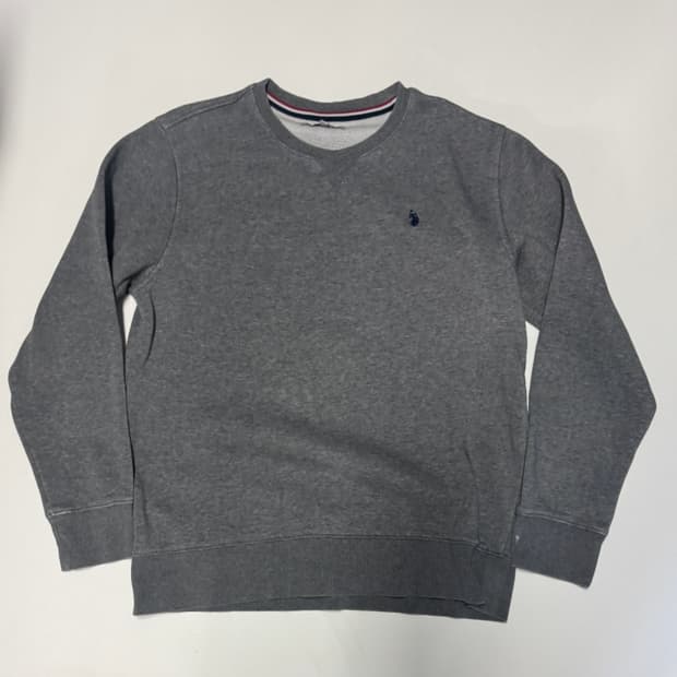 Us 폴로 아센 트레이닝 포니 로고 기모 맨투맨 M~L