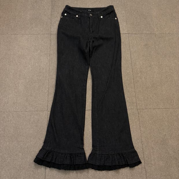 PINK HOUSE japan 핑크하우스 우먼스 레이스 블랙진 데님