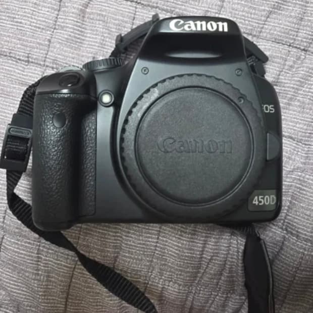 캐논 450D 카메라 팔아요 가방, sd카드 포함
