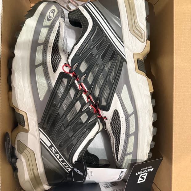 살로몬 ACS pro 벨루가 빈티지 카키