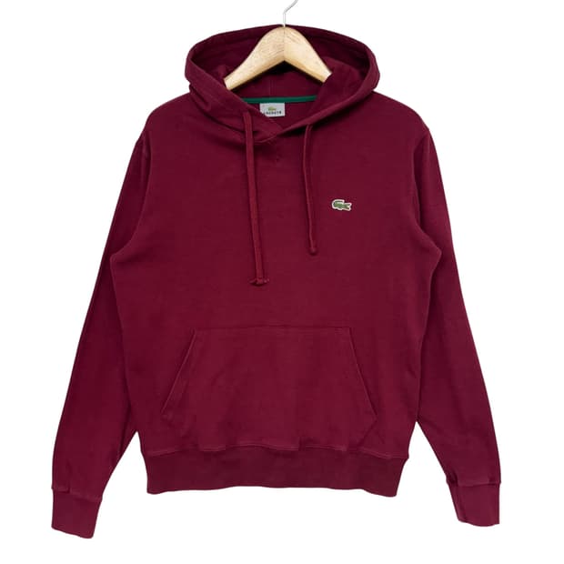 라코스테 로고 후드티
