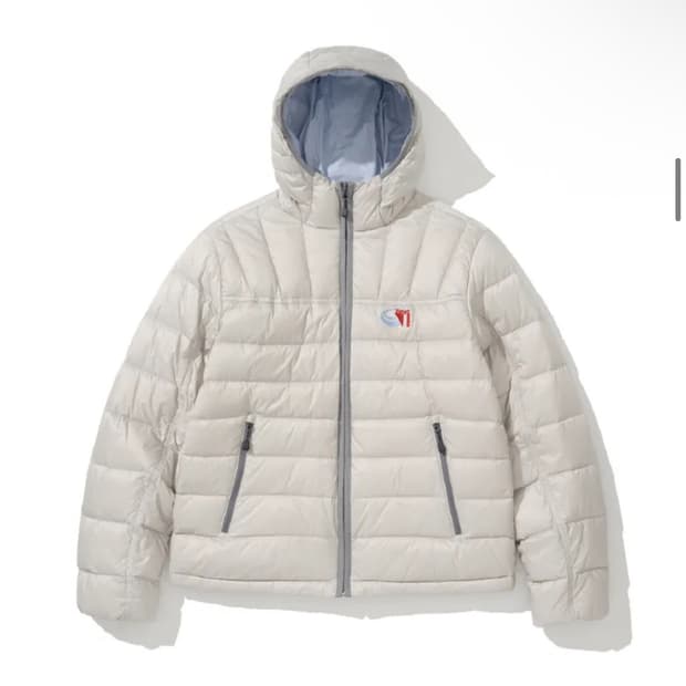 테켓 경량패딩 라이트그레이