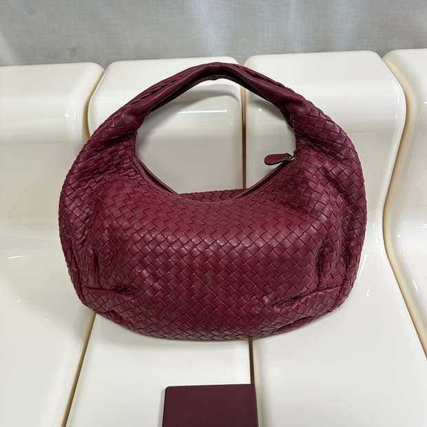 [A 정품] 보테가베네타 인트레치아토 호보백 버건디