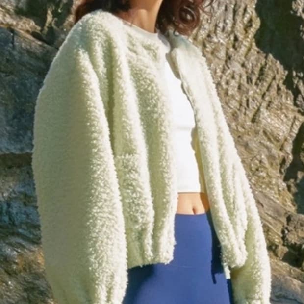 안다르 뽀글이 점퍼