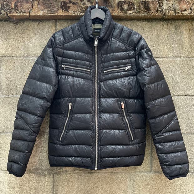 [100] Diesel Izumo 블랙 패딩 지켓