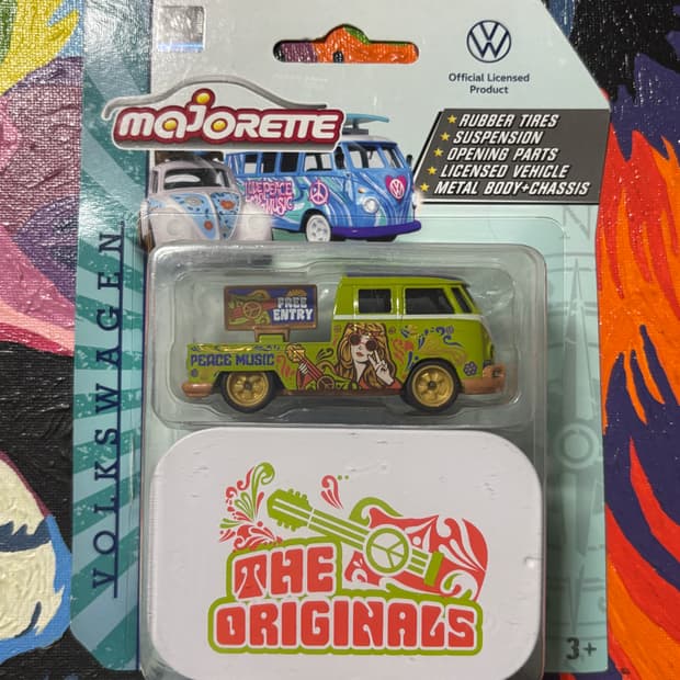 미개봉) 폭스바겐 t1 픽업 다이캐스트 마조렛 인테리어 소품 커스터마이징