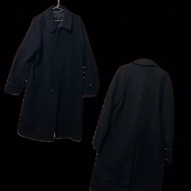 [UNIQLO 울 블렌드 롱 코트 / 네이비 / M]