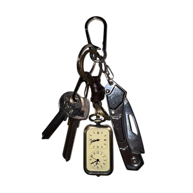 Clock Keyring