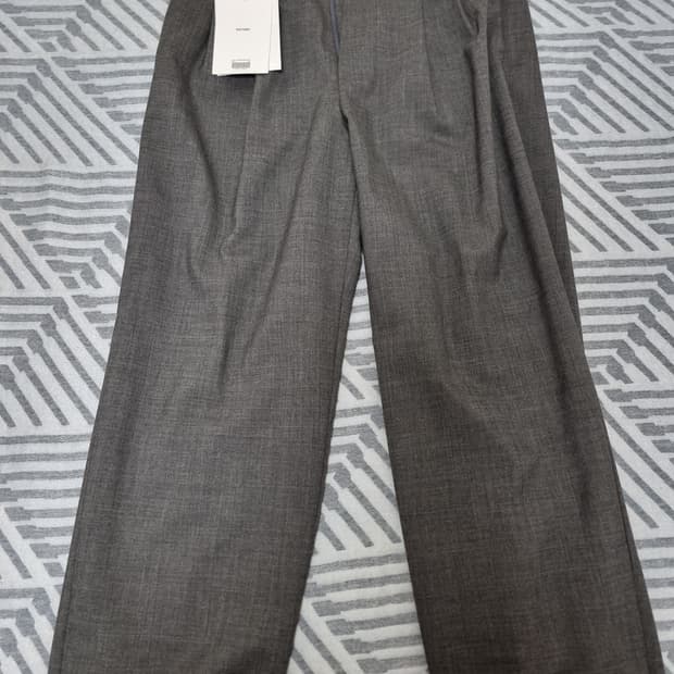 포터리 Wool Two Pleated Wide Pants 2size