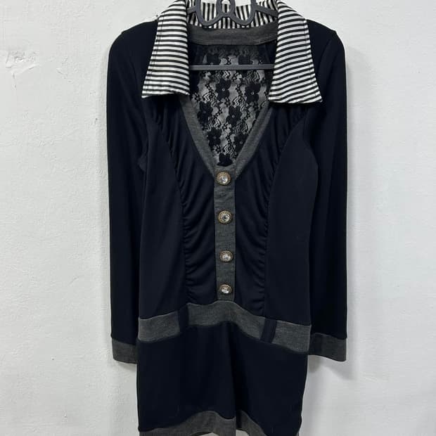 오네갸루 백디테일 원피스