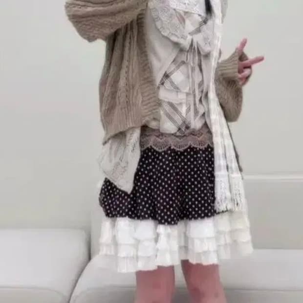 빈티지 코디세트 일괄 모리걸 니혼진 그레이