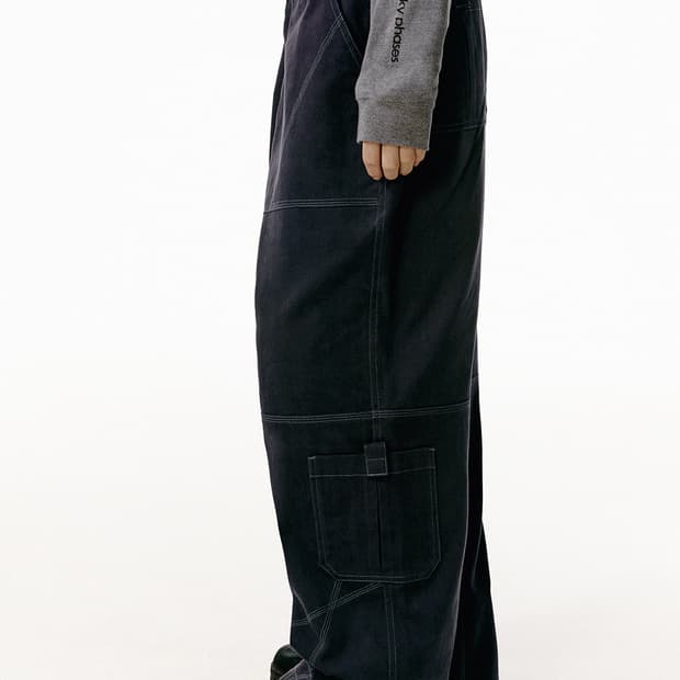 TEKET Gear Stitch Pants Dusty Blue