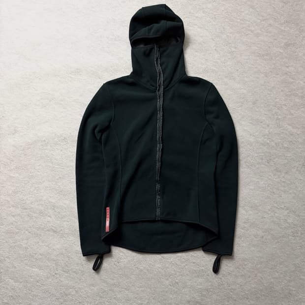 99AW 프라다 스포츠 닌자후드플리스집업