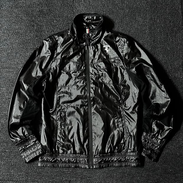 Ferrari x Puma Scuderia 페라블랙 블루종 레이싱 자켓