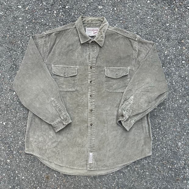 빈티지 90s 아베크롬비 코듀로이 빅셔츠 