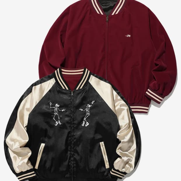 나이스고스트클럽 리버시블 자켓 