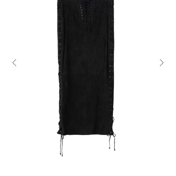 언레이블 프로젝트 레이스업 스커트S 새상품