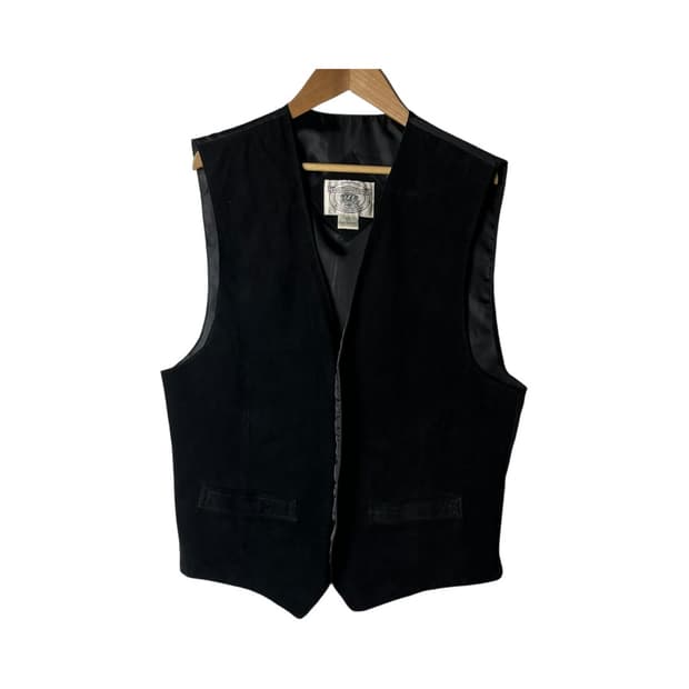 [JPN] 빈티지 스웨이드 레더 베스트