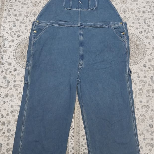 디키즈 데님 오버롤 작업복 청멜빵바지 54/30