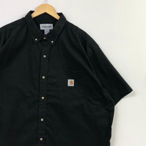 Xxl 칼하트 블랙 워크 빅셔츠