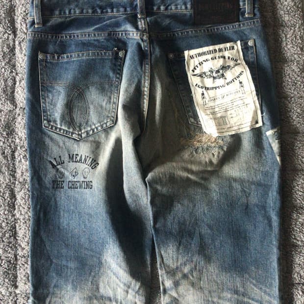 빈티지 데님팬츠