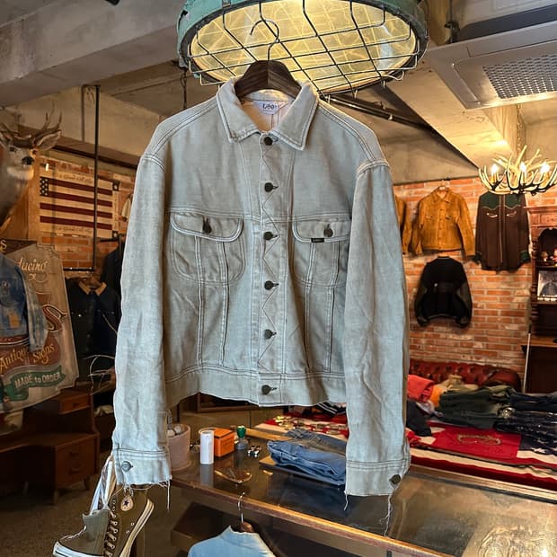70s USA LEE 빈티지 리 웨스턴 몰스킨 자켓 101J 220J