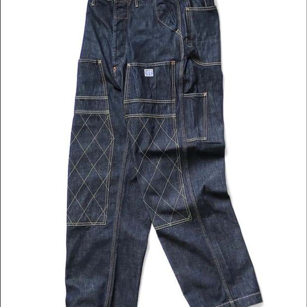 [국내배송/미개봉새상품] 캐피탈 11.5OZ 럼버 팬츠 인디고