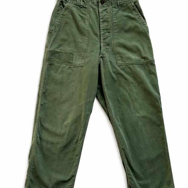 50s 미군 OG 107 퍼티그 팬츠 ~31" 초기형