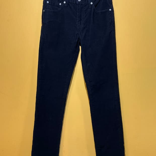 [30x32] 리바이스 511 코듀로이 팬츠 블랙 슬림 스트레이트