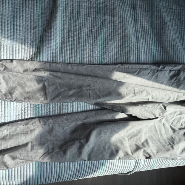 자라 체크패턴 바지