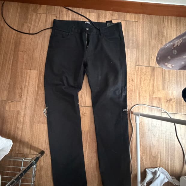 라프시몬스 지퍼 팬츠