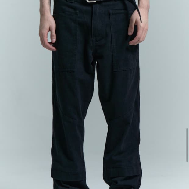 플라스틱프로덕트 웨이브 지퍼 팬츠 S사이즈