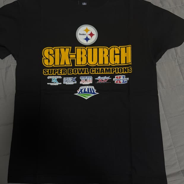 Six-Burgh 슈퍼볼 챔피언 티셔츠