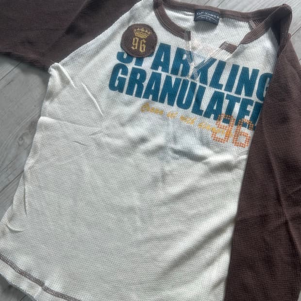 빈티지 브라운 롱슬리브