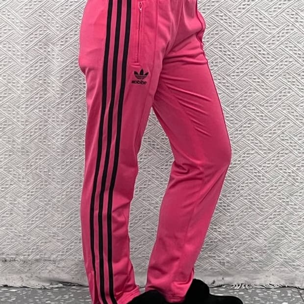 아디다스 레트로 00's 대장급 핫핑크 검핑 트랙팬츠 85 C09595