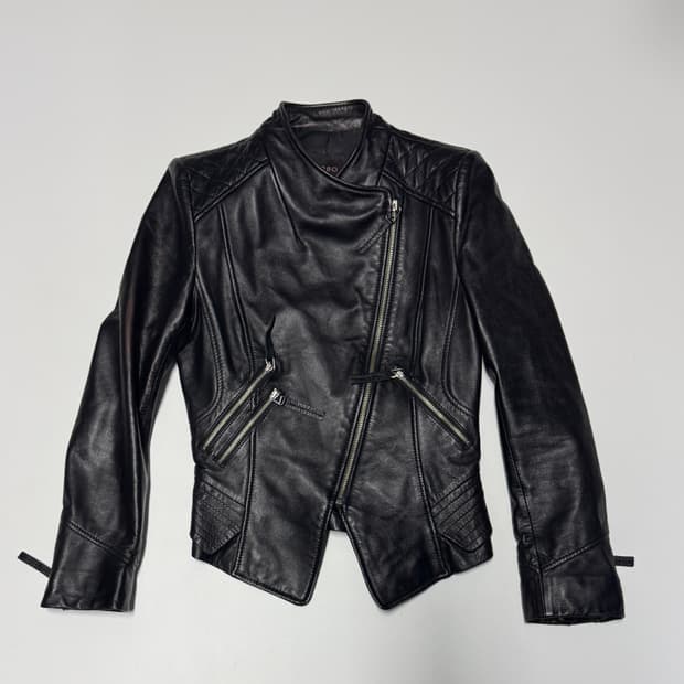 여성 로보 ROBO 리얼 양가죽 라이더 자켓 44