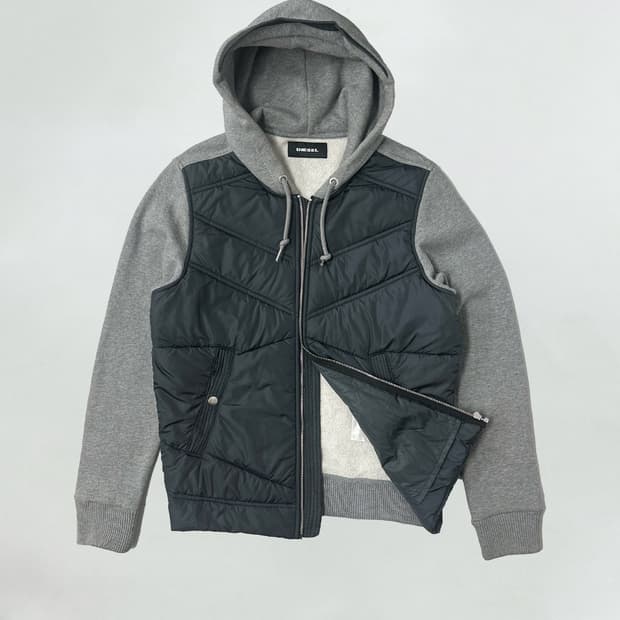 디젤 디자인 후드 집업 자켓