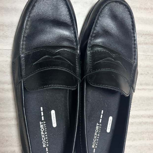 락포트 남성 남자 블랙 로퍼 275