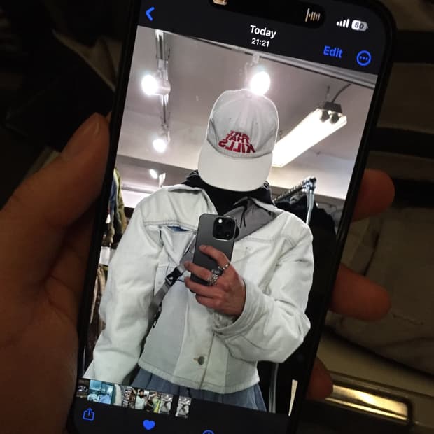 [50] Maison Margiela 마르지엘라 블리치 데님 자켓