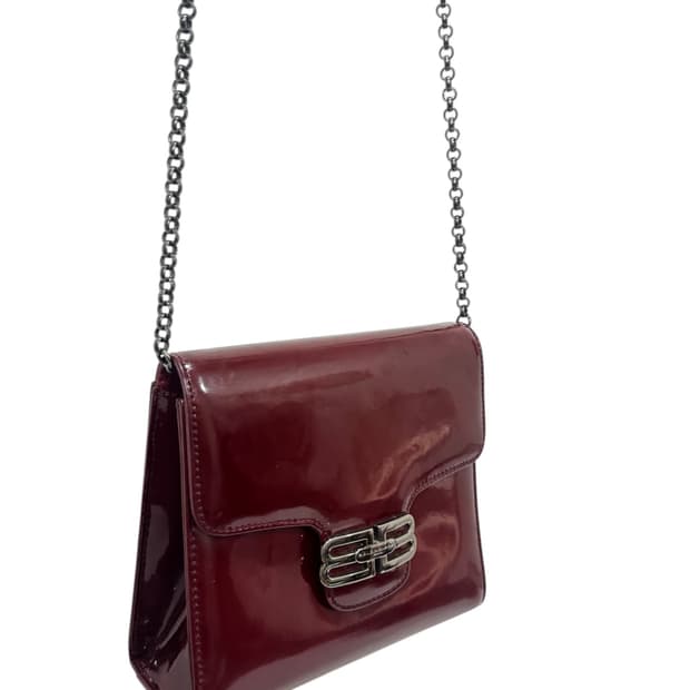 2000s Balenciaga 발렌시아가 BB 더블로고 크로스백