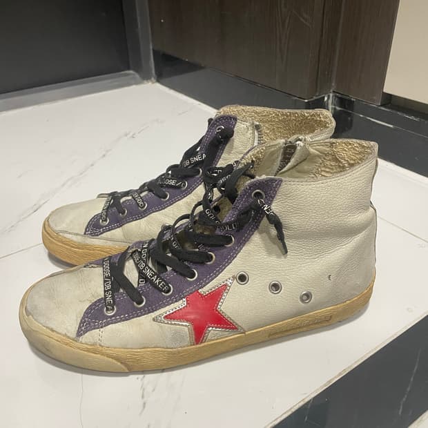 골든구스 빈티지 프란시 하이탑 (스케이트보드화)