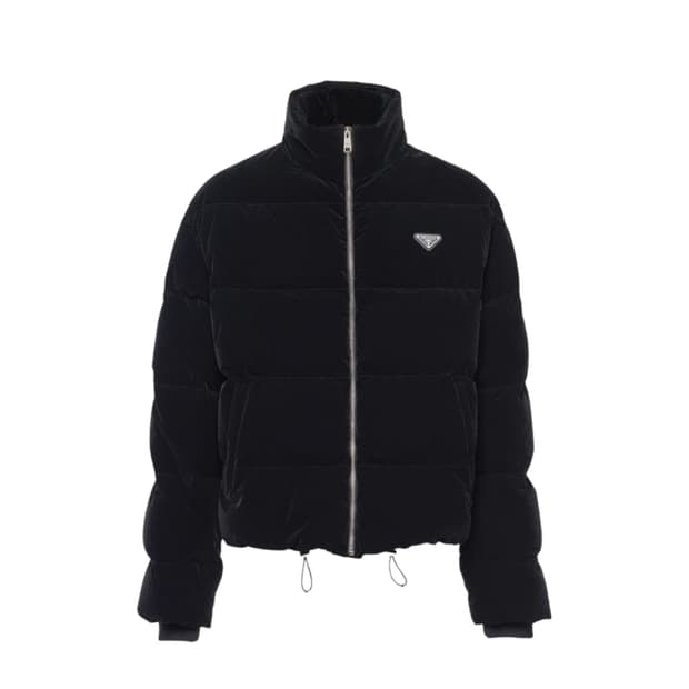 [L] 프라다 벨벳 패딩 블랙(SGC407)