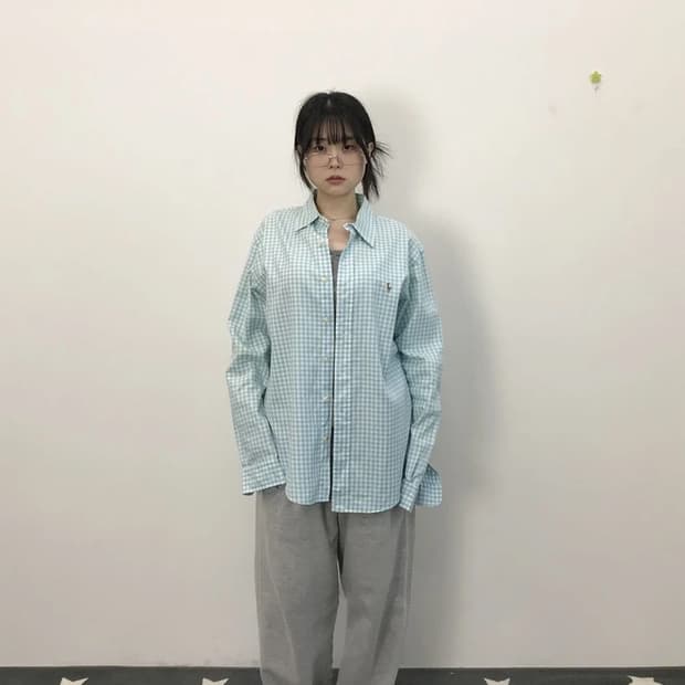 Polo Ralph Lauren Mint Gingham Shirt