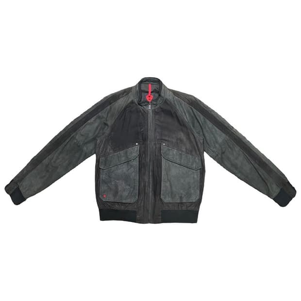 스트렐슨 스웨이드 레더 해링턴 자켓 52