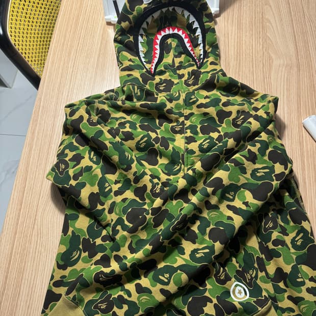 베이프 샤크 후드집업 아수라 XL